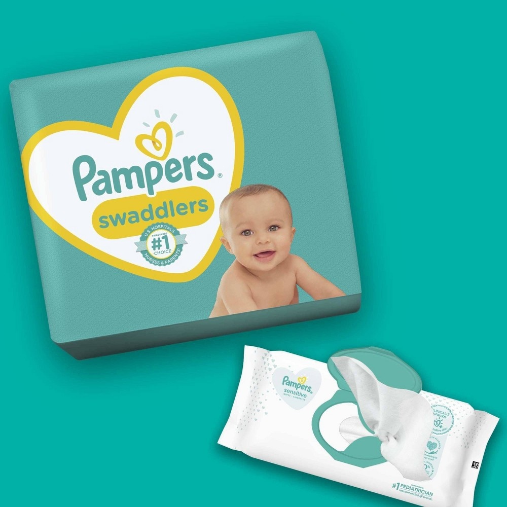 slide 8 of 11, Pampers Swaddlers Diapers Enormous Pack - Size 7 - 70ct, 70 ct