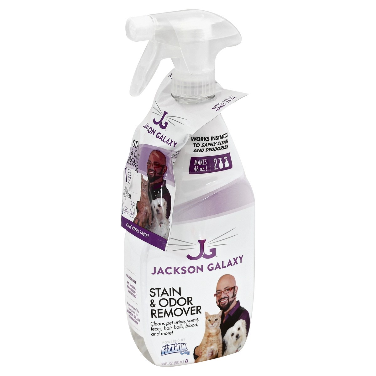 slide 2 of 3, Jackson Galaxy Stain & Odor Remover 23 oz, 23 oz