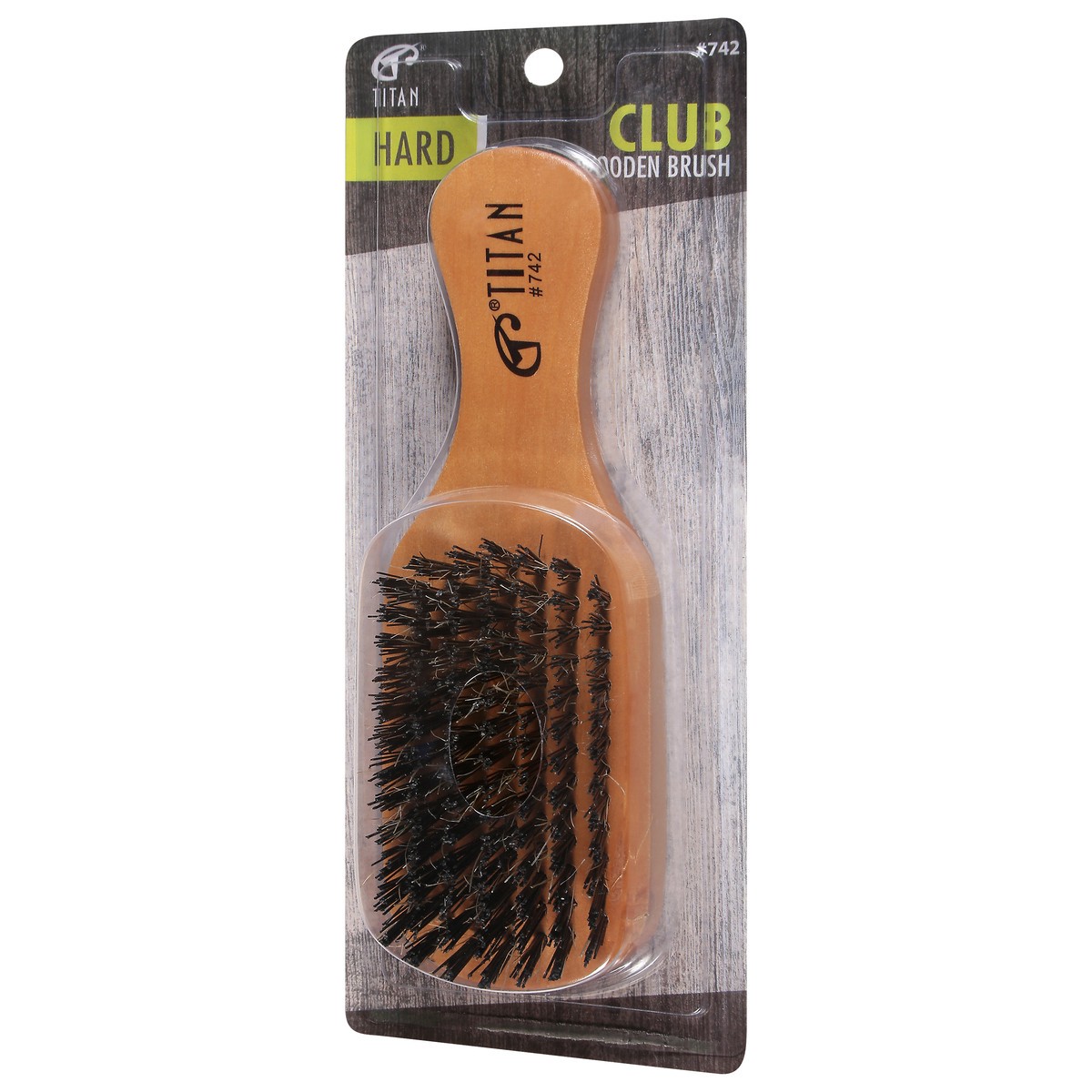 slide 10 of 12, Titan Club Hard Wooden Brush 1 ea, 1 ct