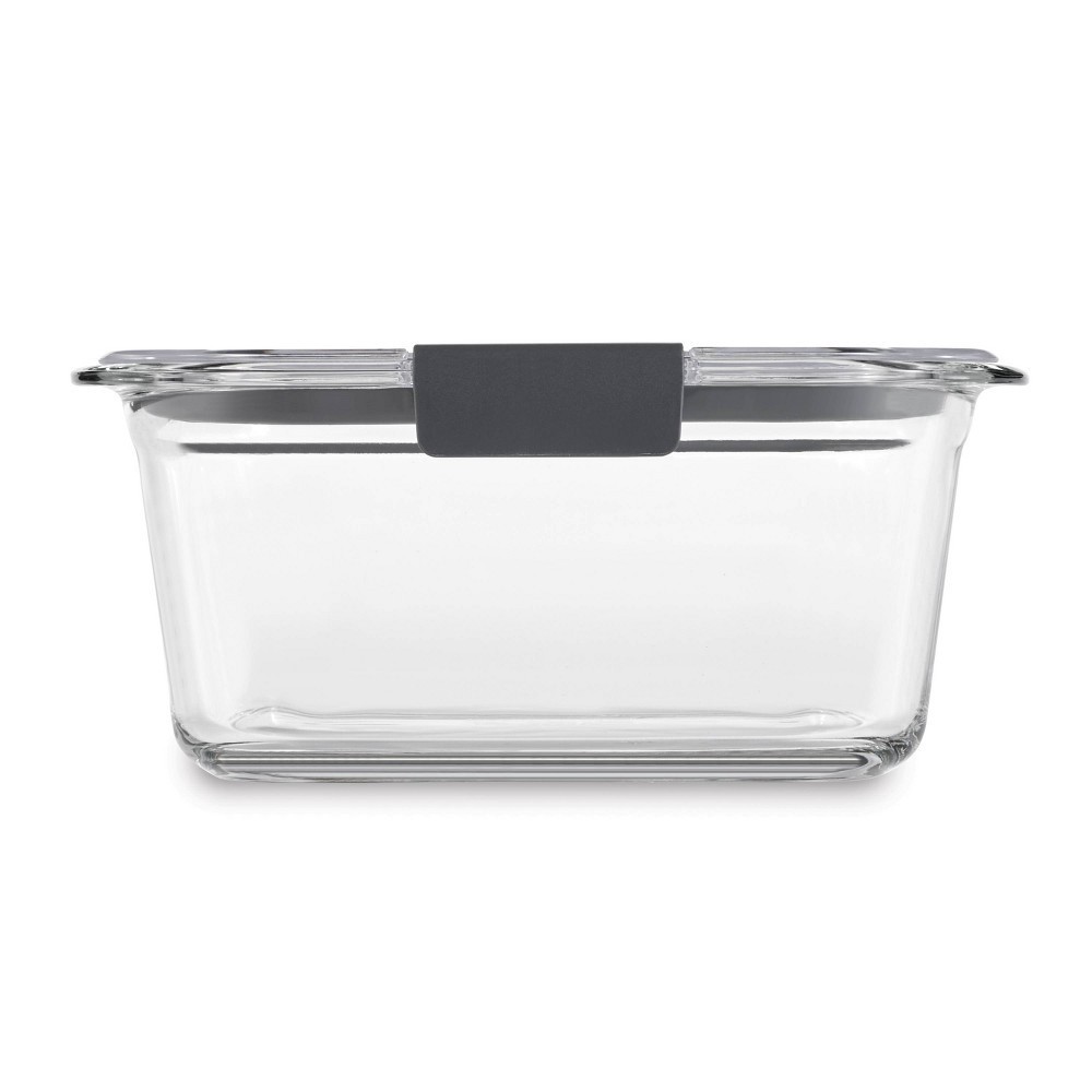 slide 3 of 8, Rubbermaid Brilliance Glass Rectangular Food Storage Container - Clear, 2 ct