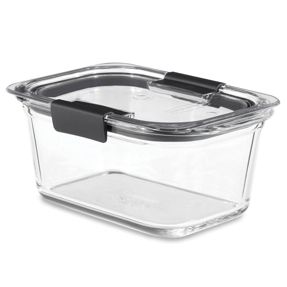 slide 8 of 8, Rubbermaid Brilliance Glass Rectangular Food Storage Container - Clear, 2 ct