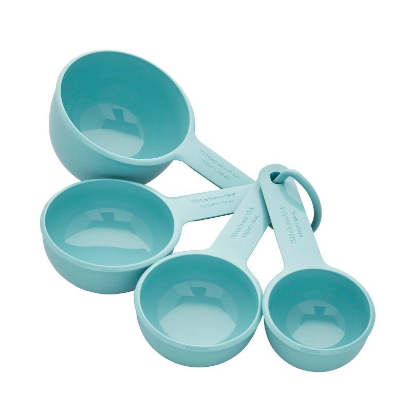 slide 1 of 3, KitchenAid Measuring Cups Aqua Sky, 1 ct