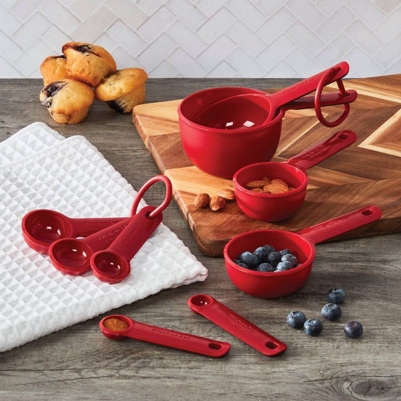 slide 3 of 3, KitchenAid Measuring Set Red, 1 ct