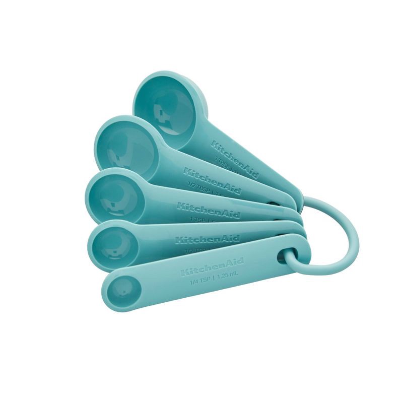 slide 2 of 5, KitchenAid Measuring Spoons Aqua Sky, 1 ct