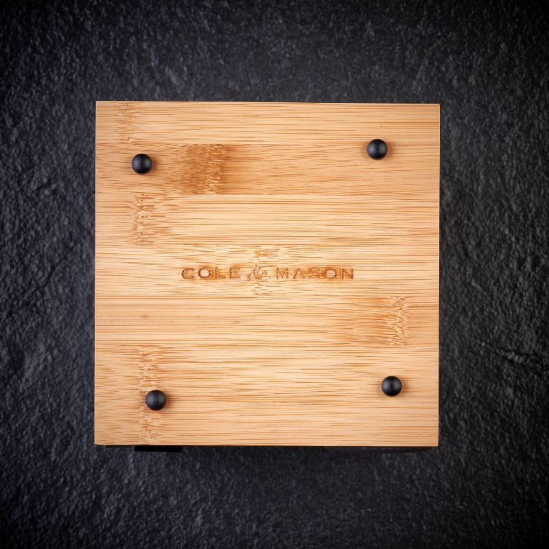 slide 5 of 13, Cole & Mason Blyth 16 Jar Bamboo Spice Rack: Spice Jars with Cumin, Basil, Marjoram, Chili Pepper Seasoning, 1 ct