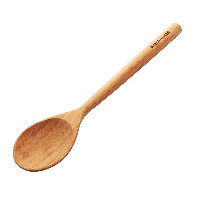 slide 2 of 3, KitchenAid Bamboo Solid Spoon, 1 ct