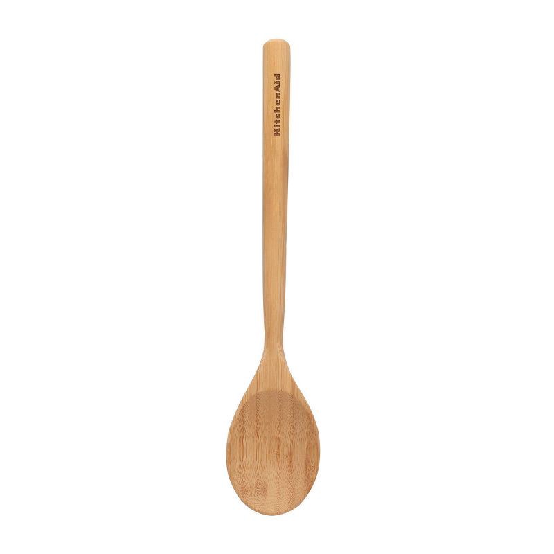 slide 1 of 3, KitchenAid Bamboo Solid Spoon, 1 ct