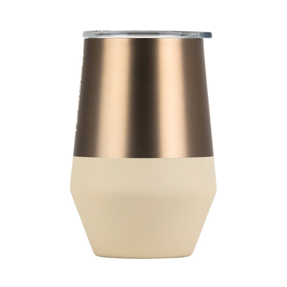 slide 2 of 5, Reduce 12oz Stainless Steel Wine Tumbler - Gold Dust, 1 ct