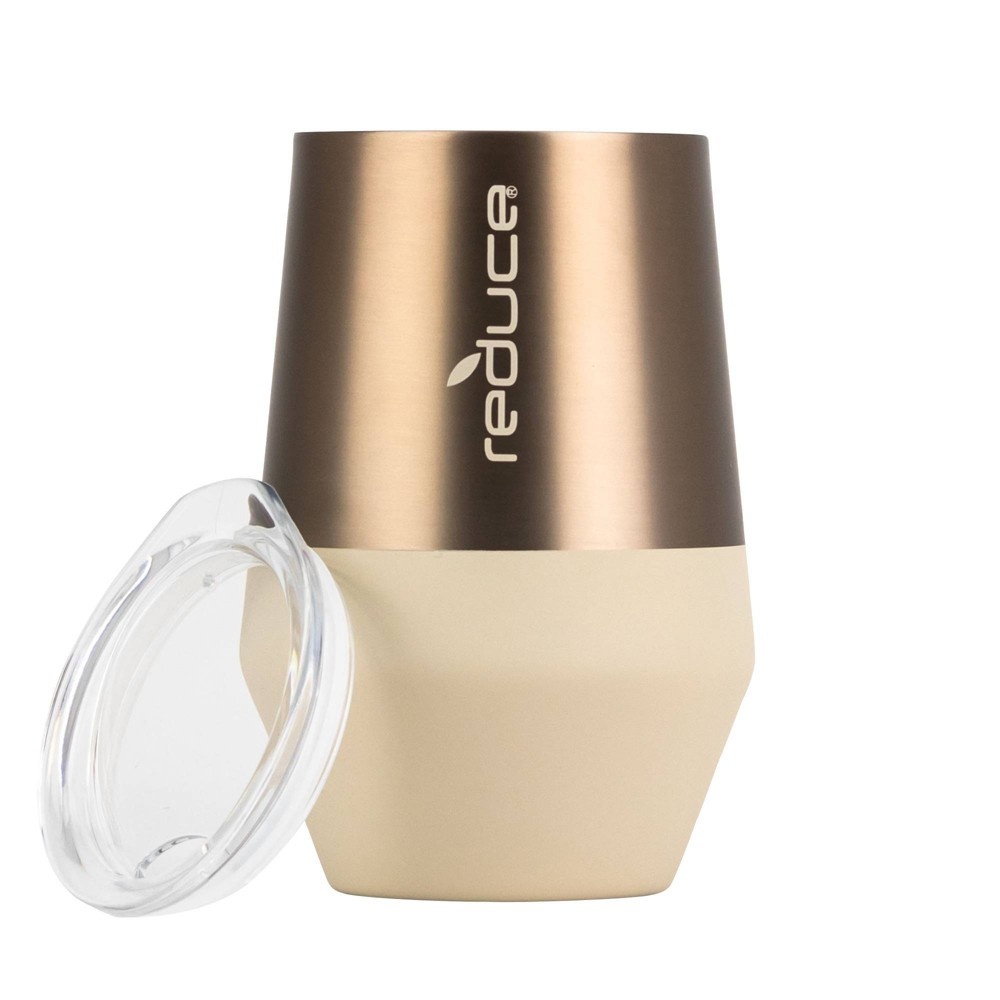 slide 3 of 5, Reduce 12oz Stainless Steel Wine Tumbler - Gold Dust, 1 ct