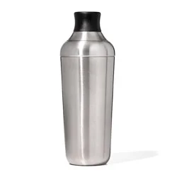 OXO Steel Single Wall Cocktail Shaker: 18oz Stainless Steel, Dishwasher-Safe, Light Silver