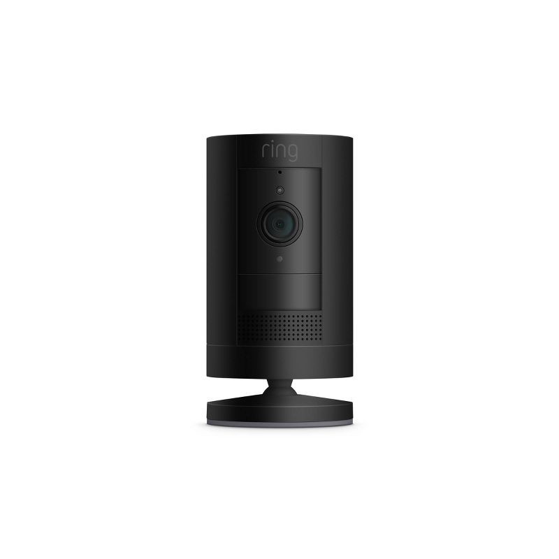 slide 1 of 6, Ring Outdoor Stick Up Cam 1080p Wireless Security Camera (Battery) - Black, 1 ct