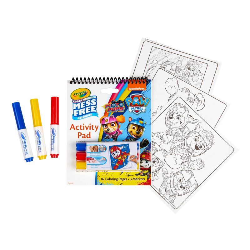 Crayola Color Wonder PAW Patrol Mess Free Coloring Activity Pad 1 ct