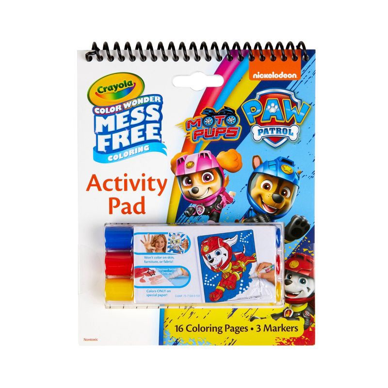 Crayola Color Wonder PAW Patrol Mess Free Coloring Activity Pad 1 ct