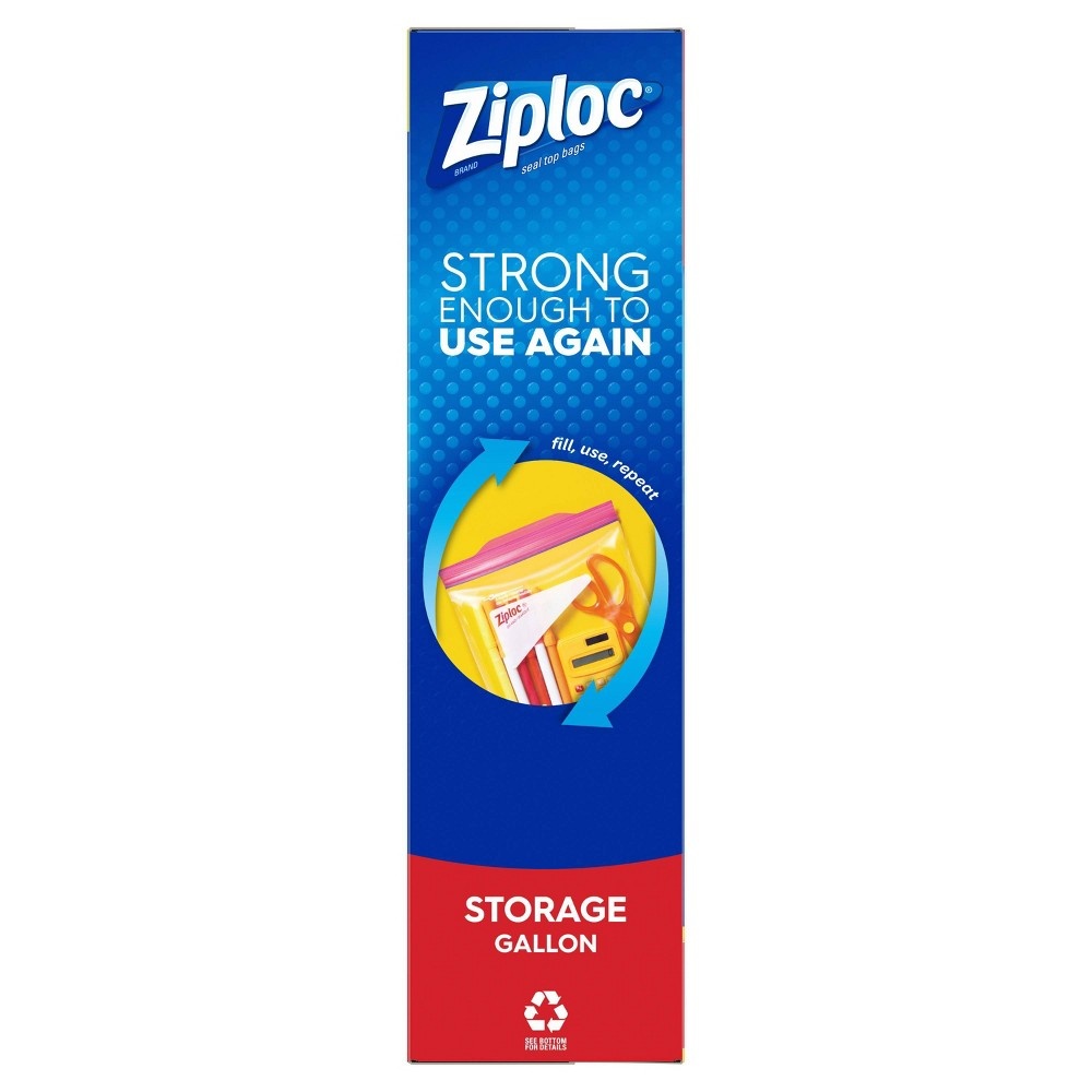 slide 5 of 6, Ziploc Food Storage Bag Gallon, 42 ct