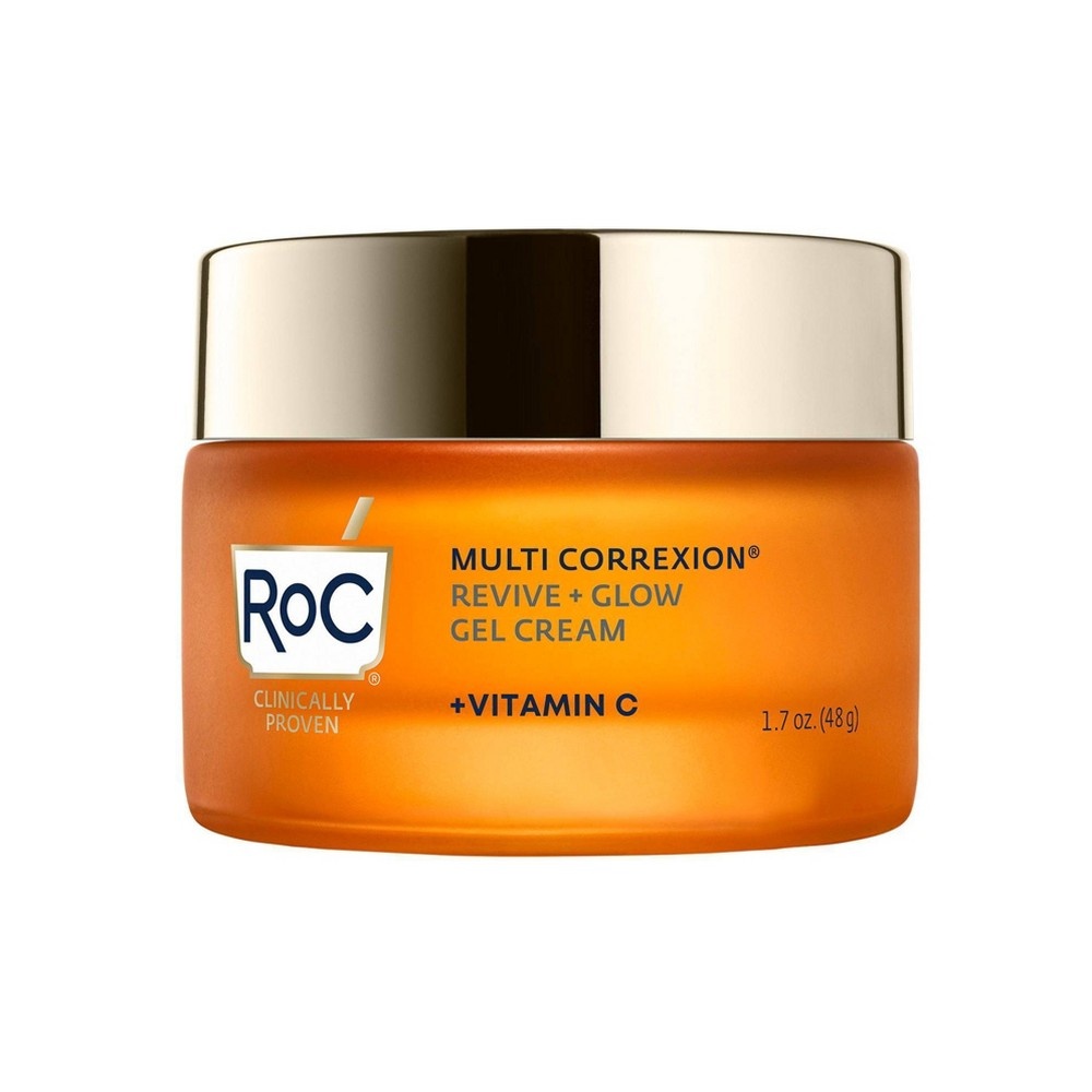 slide 2 of 12, RoC Multi Correxion Revive Vitamin C Glow Gel Cream, 1.7 fl oz