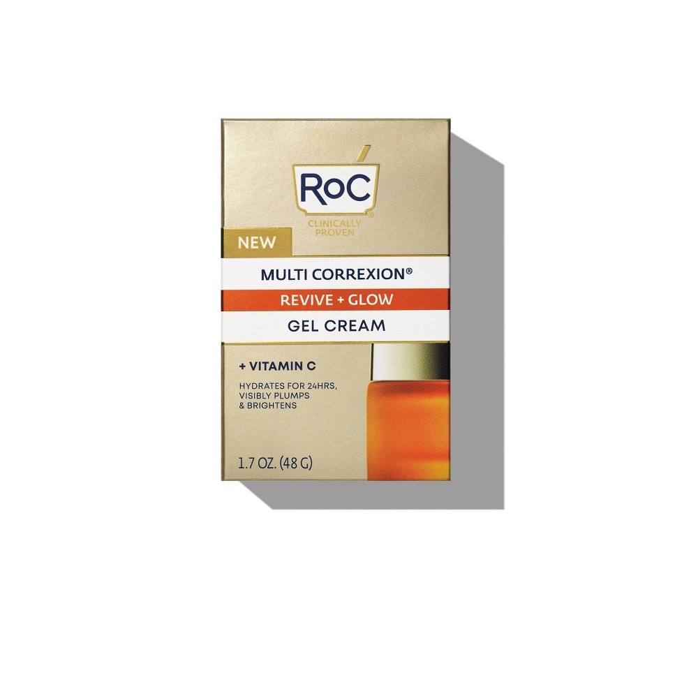 slide 3 of 12, RoC Multi Correxion Revive Vitamin C Glow Gel Cream, 1.7 fl oz