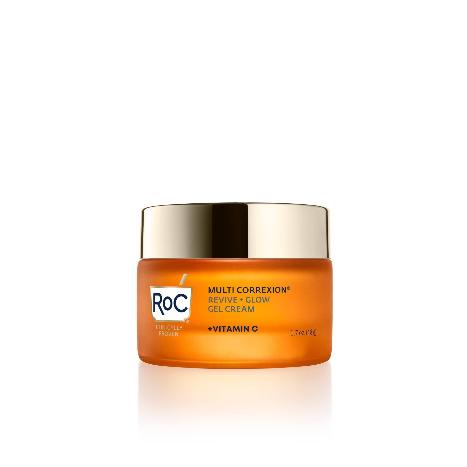 slide 1 of 12, RoC Multi Correxion Revive Vitamin C Glow Gel Cream, 1.7 fl oz