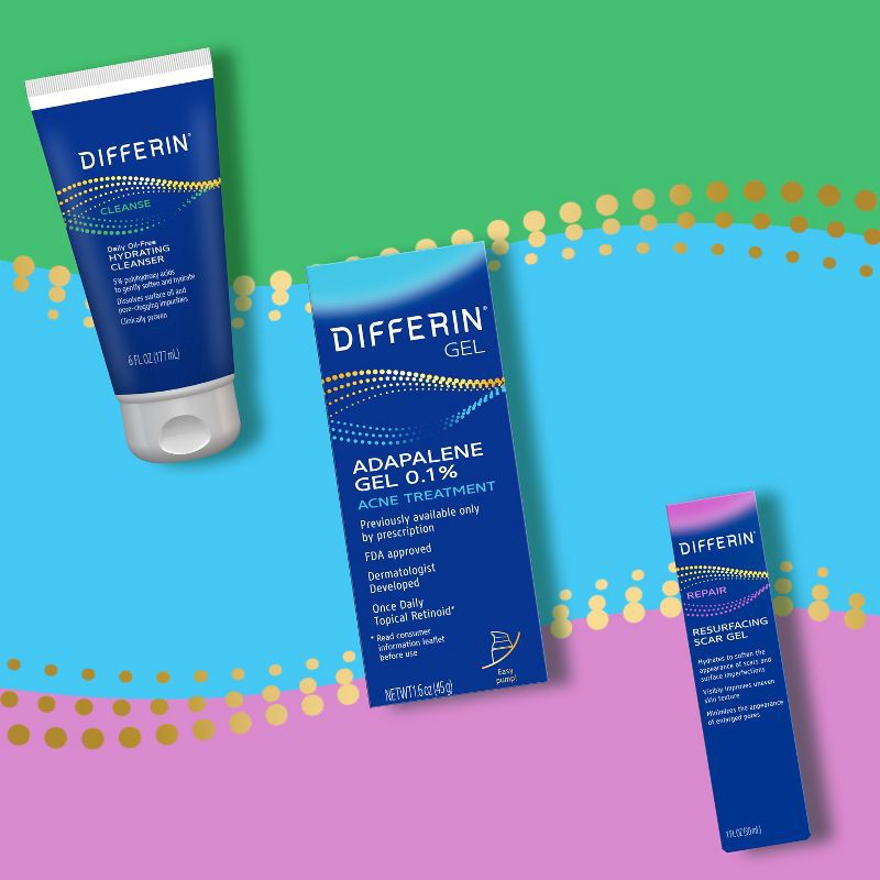 slide 7 of 8, Differin Resurfacing Scar Gel - 1 fl oz, 1 fl oz