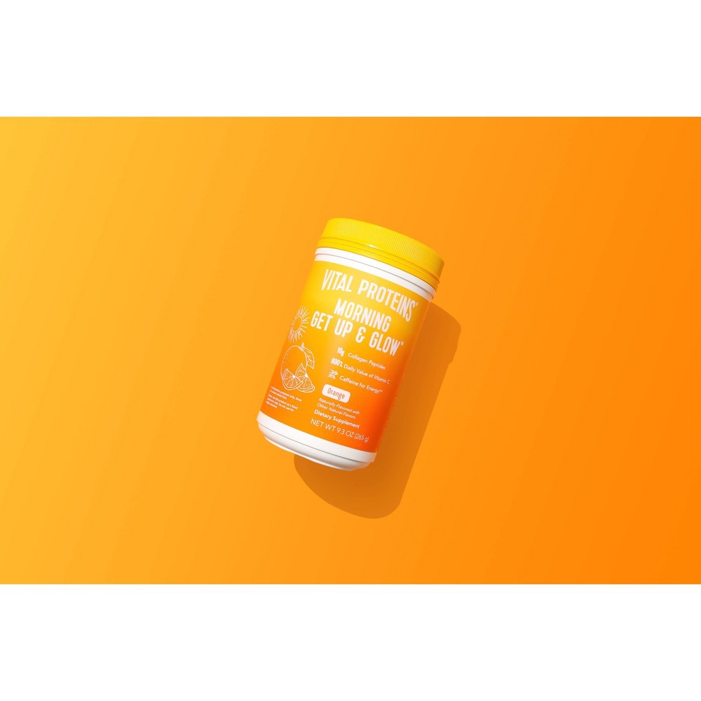 slide 7 of 7, Vital Proteins Morning Get Up and Glow Orange Canister - 9.3oz, 9.3 oz