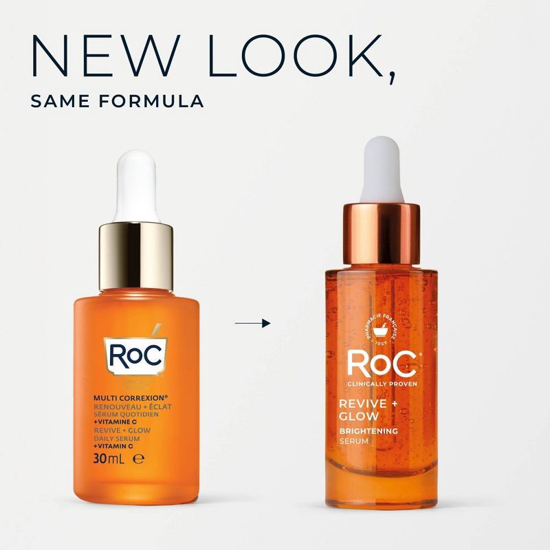 slide 9 of 9, RoC Brightening Anti-Aging Serum with Vitamin C for Dark Spots - 1.0 fl oz, 1 fl oz