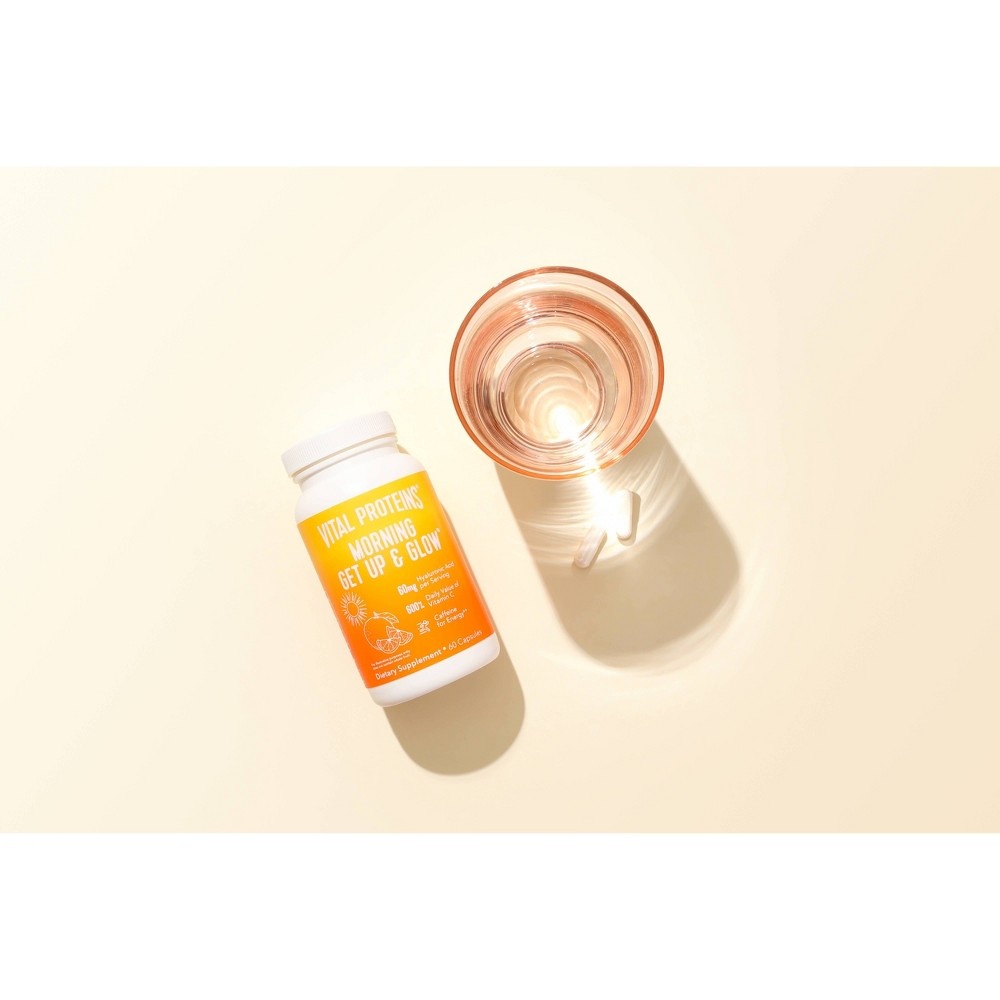 slide 6 of 6, Vital Proteins Morning Get Up and Glow Capsules, 60 ct