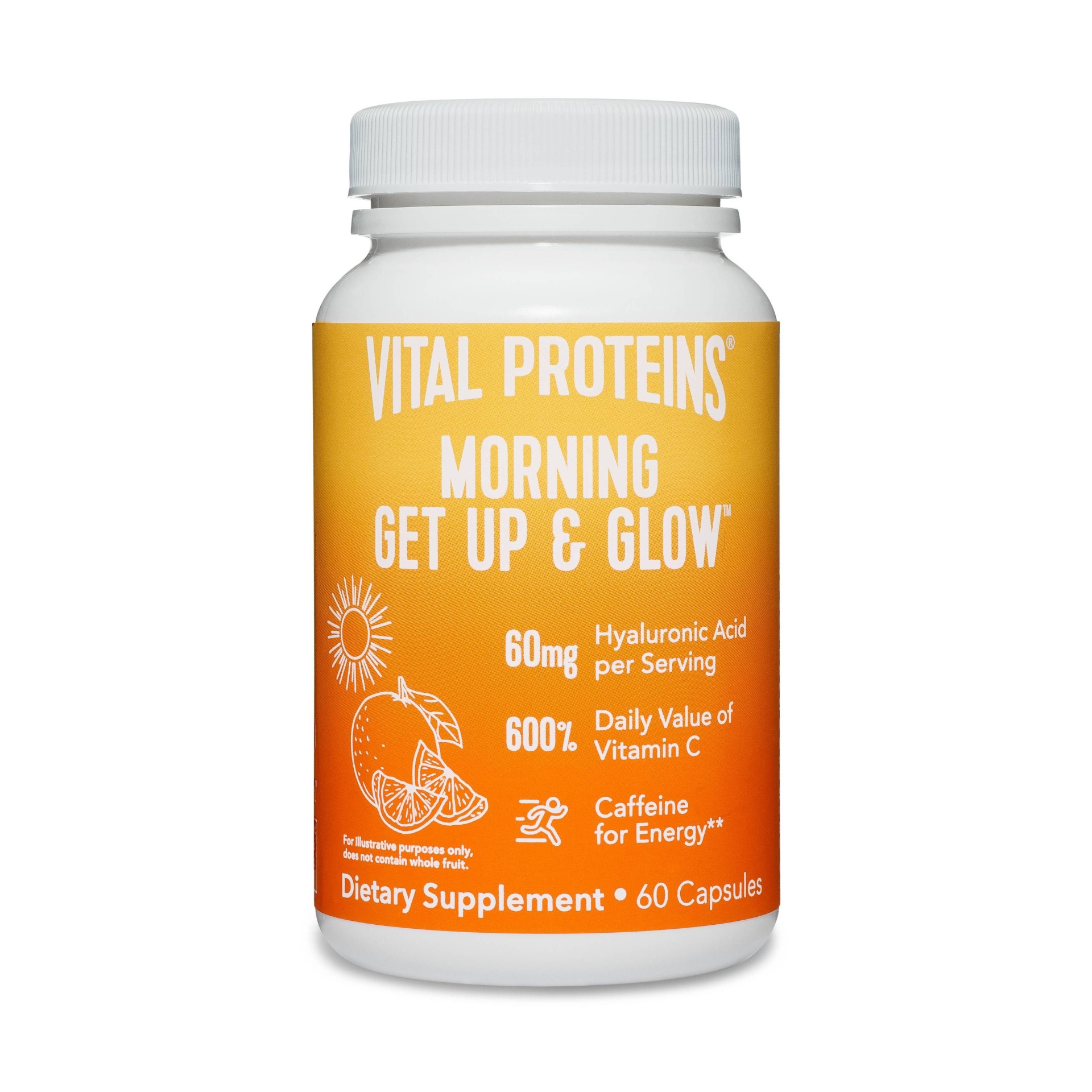 slide 1 of 6, Vital Proteins Morning Get Up and Glow Capsules, 60 ct