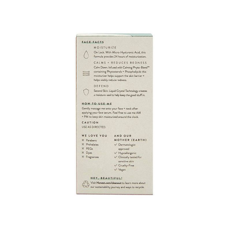 slide 6 of 6, Honest Beauty The Daily Calm Lightweight Moisturizer with Hyaluronic Acid - 1.7 fl oz, 1.7 fl oz