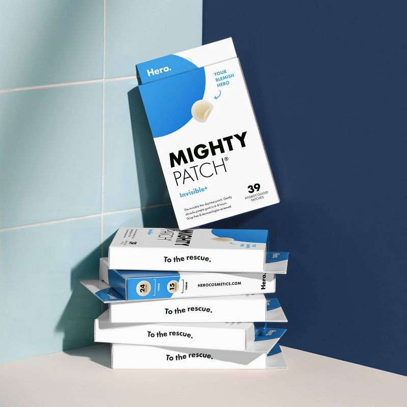 slide 8 of 12, Hero Cosmetics Mighty Patch Invisible + Acne Pimple Patches - 24ct, 24 ct