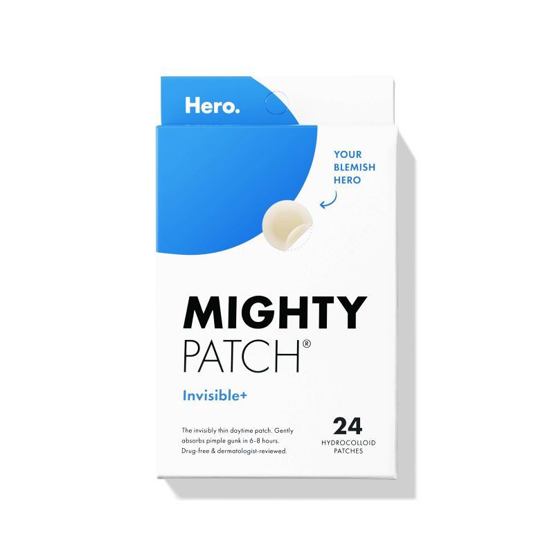 slide 1 of 12, Hero Cosmetics Mighty Patch Invisible + Acne Pimple Patches - 24ct, 24 ct