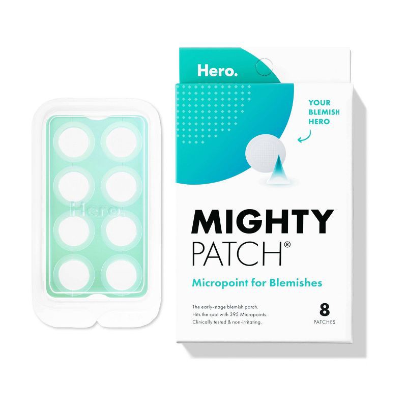 slide 4 of 9, Hero Cosmetics Mighty Acne Pimple Patch Micropoint for Blemishes - 8ct, 8 ct