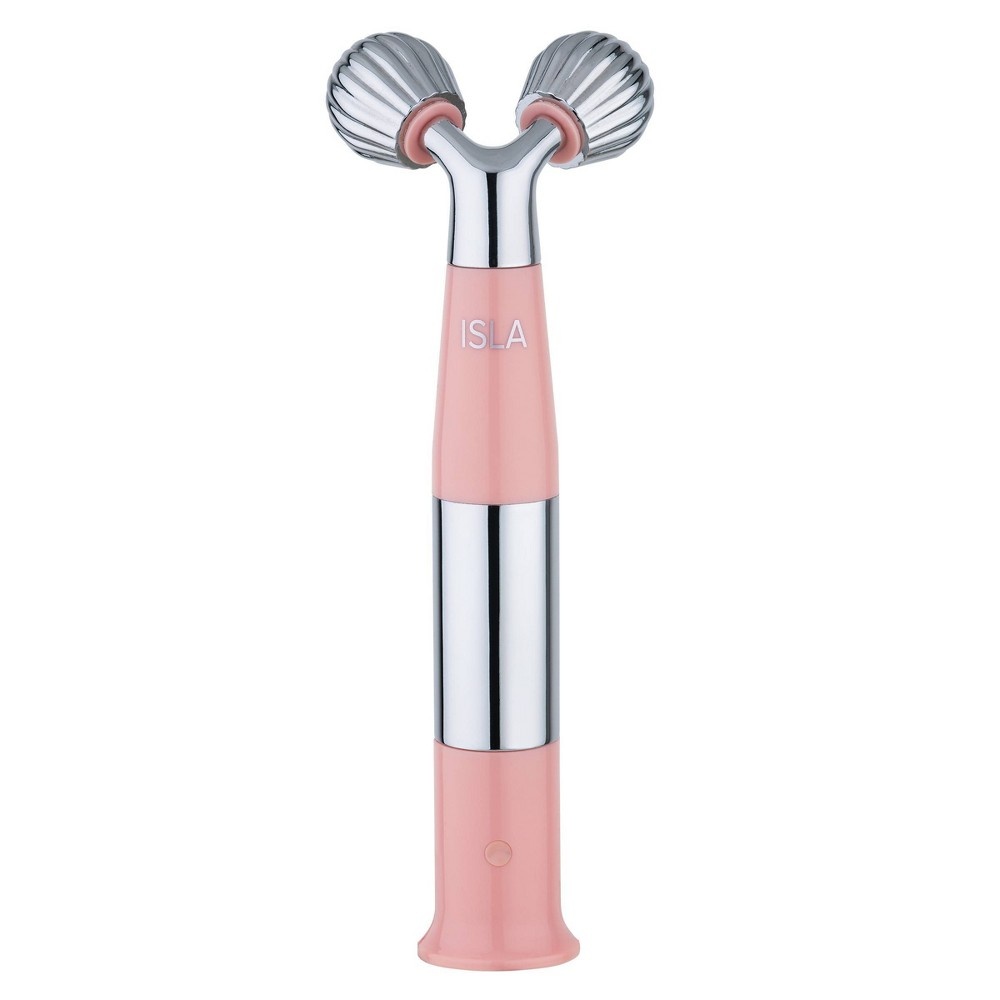 slide 2 of 7, Spa Sciences Isla Sonic Face and Body Contouring Ice and Heat Roller with Detachable Stainless Steel Globes - Pink, 1 ct