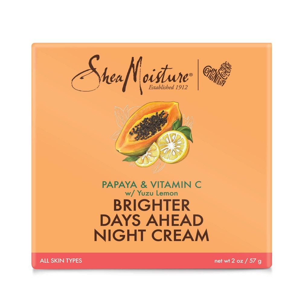 slide 2 of 4, SheaMoisture Papaya and Vitamin C Night Cream, 2 oz