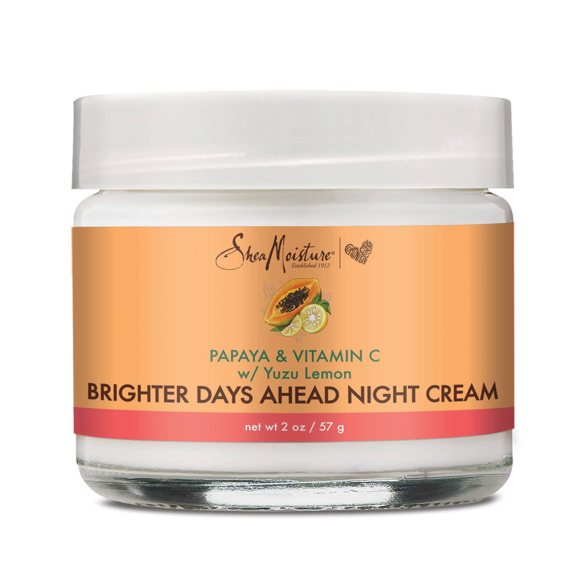 slide 1 of 4, SheaMoisture Papaya and Vitamin C Night Cream, 2 oz