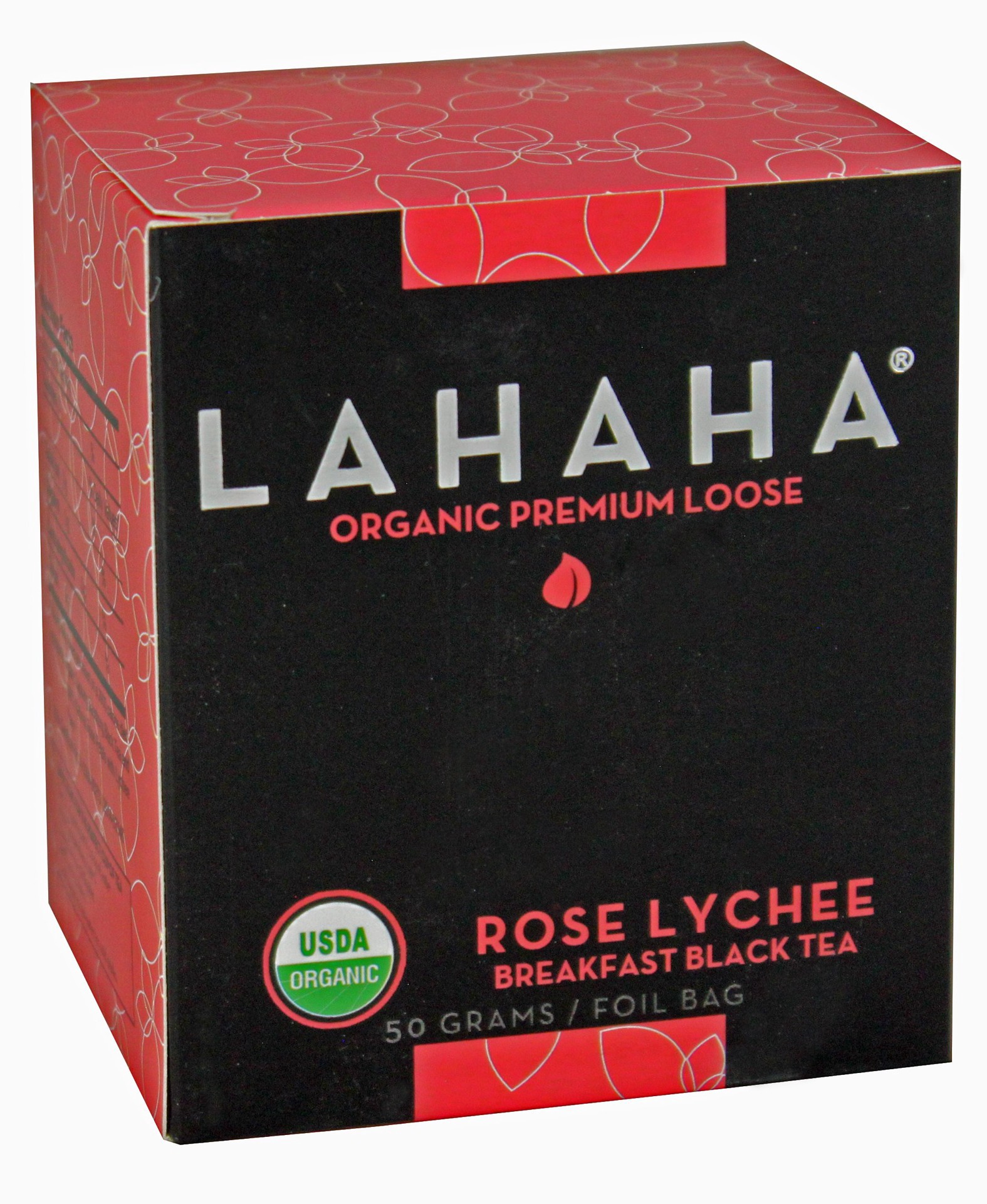 slide 1 of 1, LAHAHA Rose Lychee Breakfast Black Tea- 50 gram, 50 gram