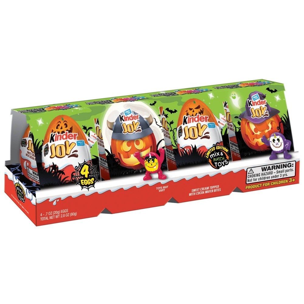 slide 3 of 5, Kinder Joy Halloween Multipack, 2.8 oz, 4 ct