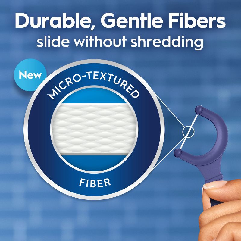 slide 3 of 10, Oral-B Glide Arctic Peppermint Oil Dental Floss Picks - Mint - 150ct, 150 ct