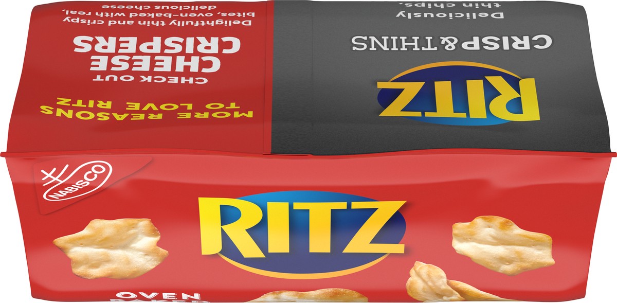 slide 5 of 9, RITZ Crisp and Thins Original with Creamy Onion and Sea Salt Chips, 7.1 oz, 7.1 oz