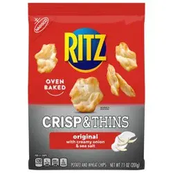 Ritz Crisp & Thins Sea Salt Potato And Wheat Chips