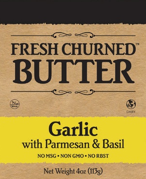 slide 1 of 1, Fresh Churned Parmesan Garlic Butter, 4 oz