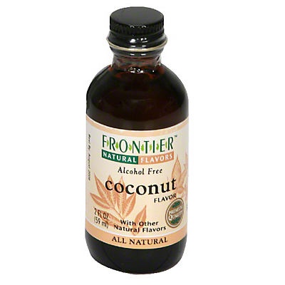 slide 1 of 1, Frontier Co-Op Coconut Flavor, 2 oz
