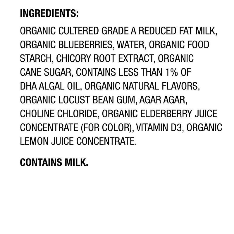 slide 4 of 8, Horizon Organic Growing Years Low Fat Blueberry Kids' Yogurt with DHA Omega-3 and Choline - 4ct/3.5oz Pouches, 4 ct; 3.5 oz