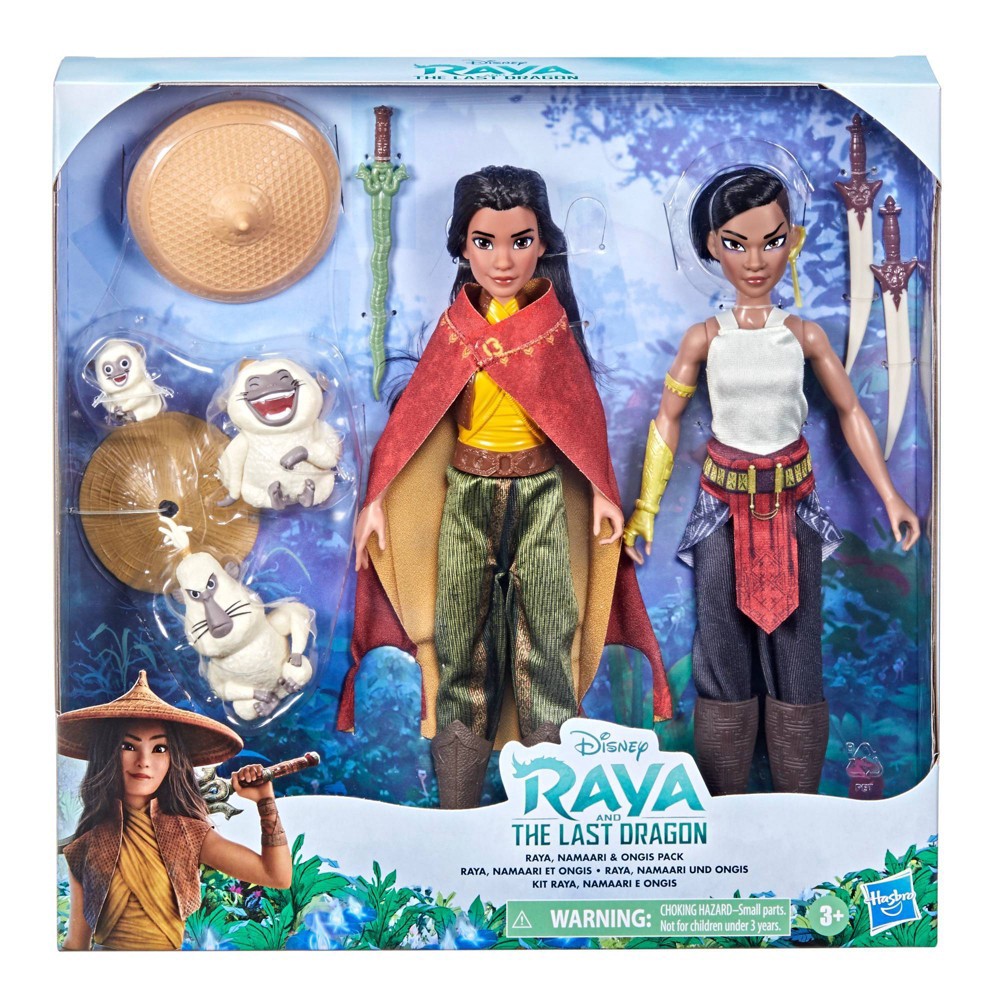 slide 4 of 4, Disney Raya and the Last Dragon Raya, Namaari, and Ongis Pack (Target Exclusive), 1 ct