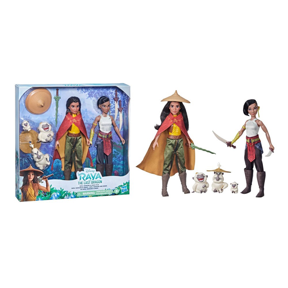 slide 2 of 4, Disney Raya and the Last Dragon Raya, Namaari, and Ongis Pack (Target Exclusive), 1 ct