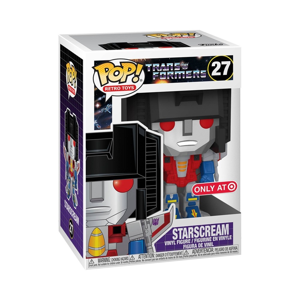 slide 2 of 2, Funko POP! Retro Toys: Transformers - Starscream (Target Exclusive), 1 ct