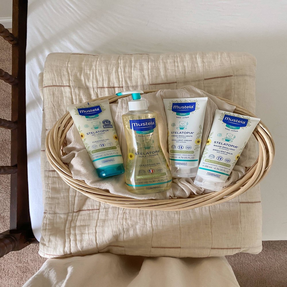 slide 5 of 6, Mustela Stelatopia Cleansing Baby Oil for Eczema Prone Skin - 16.9 fl oz, 16.9 fl oz