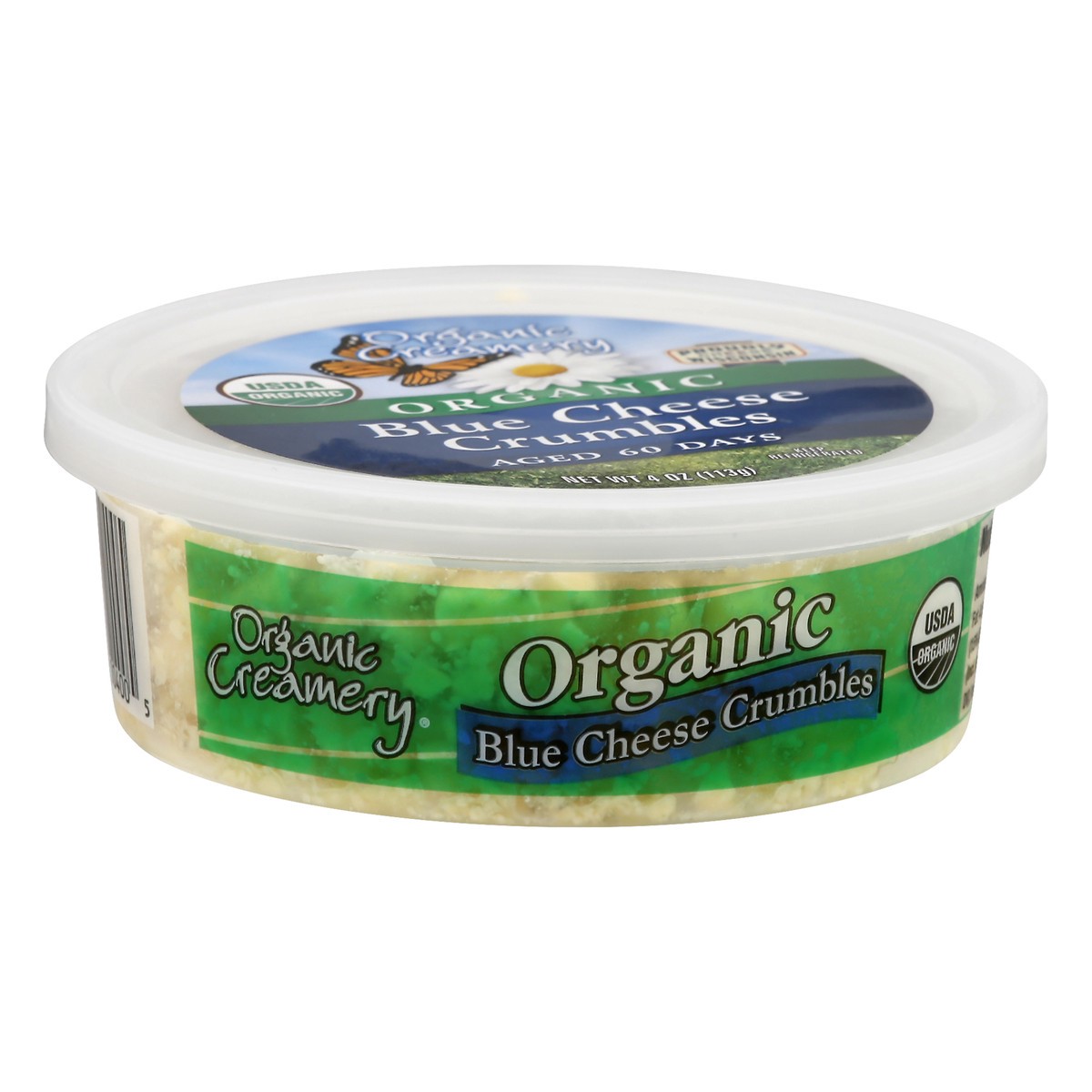 slide 8 of 13, Organic Creamery Blue Cheese Crumbles, Organic, 4 oz