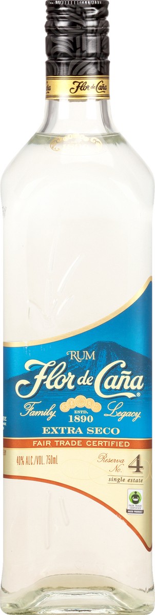 slide 6 of 9, Flor de Caña Flor De Cana Rum Extra Dry 4Yr, 750 ml