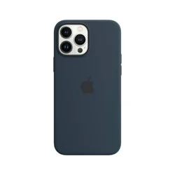 Apple iPhone 13 Pro Max/iPhone 12 Pro Max Silicone Case with MagSafe – Abyss Blue
