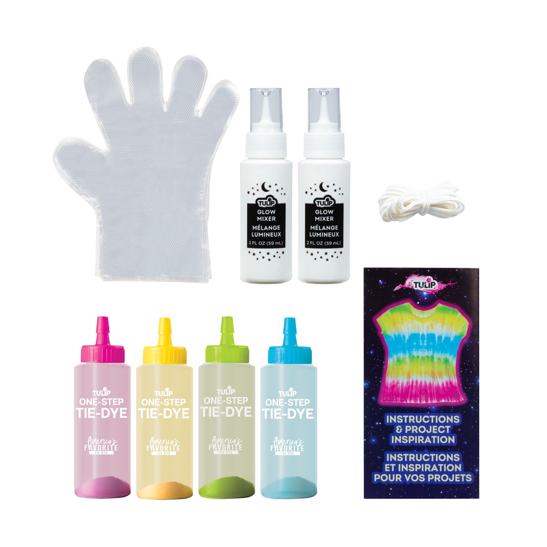 slide 4 of 4, Tulip 4 Color Glow Tie Dye Kit, 1 ct