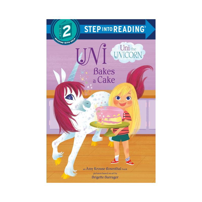 slide 1 of 1, Uni Bakes a Cake (Uni the Unicorn) - (Step Into Reading) by Amy Krouse Rosenthal (Paperback), 1 ct